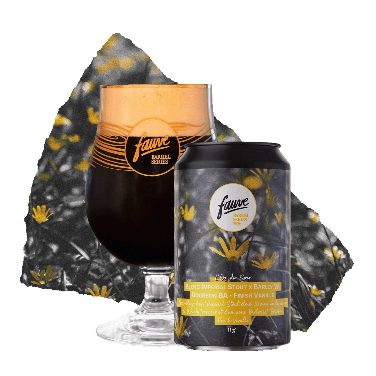 Fauve L'Or du Soir blend øl 33 cl bourbon vanilje