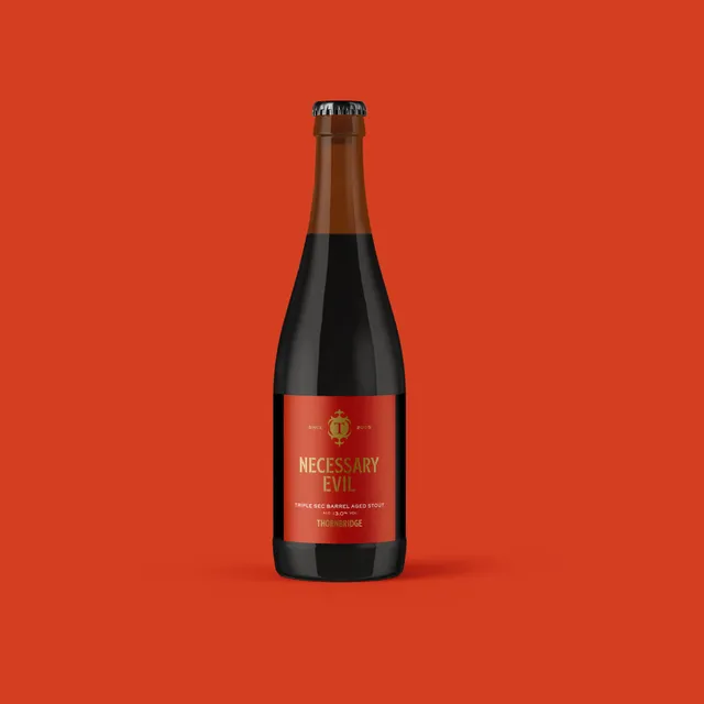 Thornbridge Necessary Evil stout 375 ml Triple Sec fatpreget