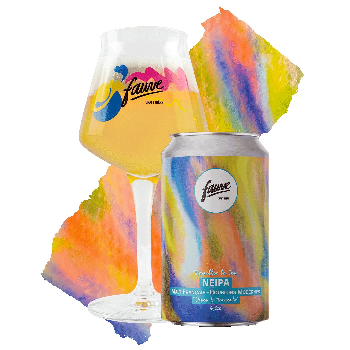 Fauve Rejaillir Le Feu NEIPA øl boks 33 cl kokos