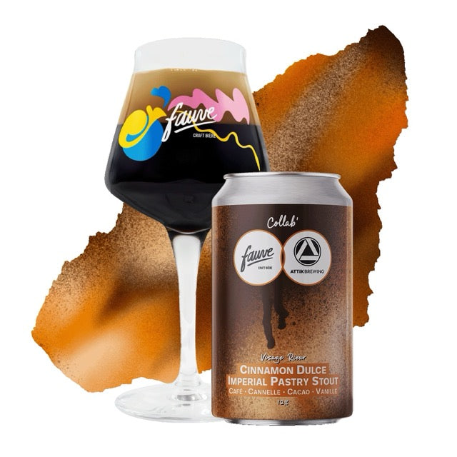 Fauve Visage Rieur imperial pastry stout øl boks 33 cl kaffe 12%
