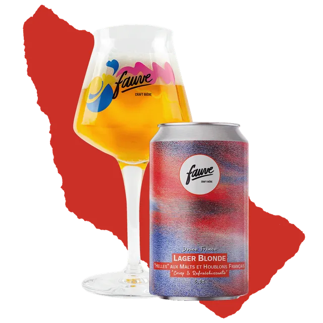 Fauve Douce France lager øl 33cl fransk helles
