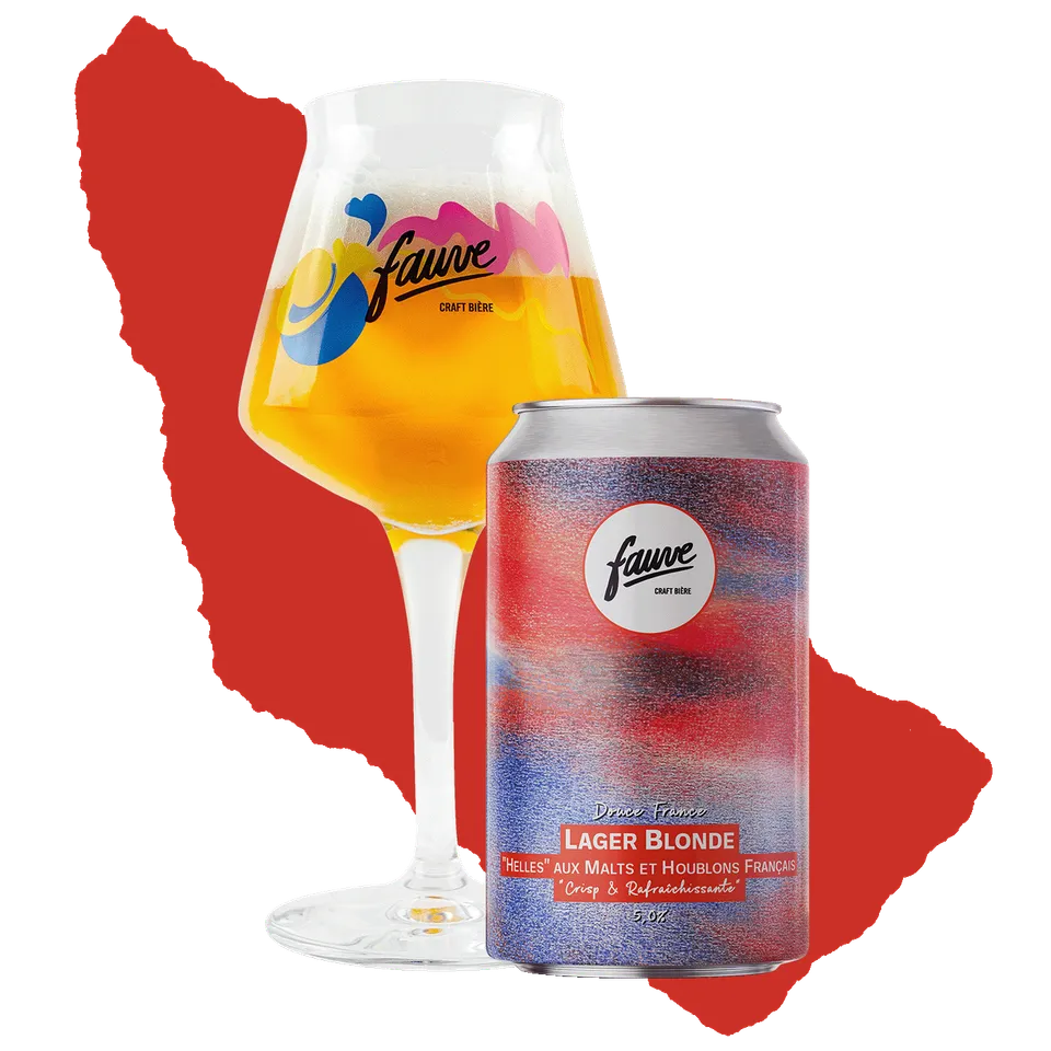 Fauve Douce France lager øl 33cl fransk helles
