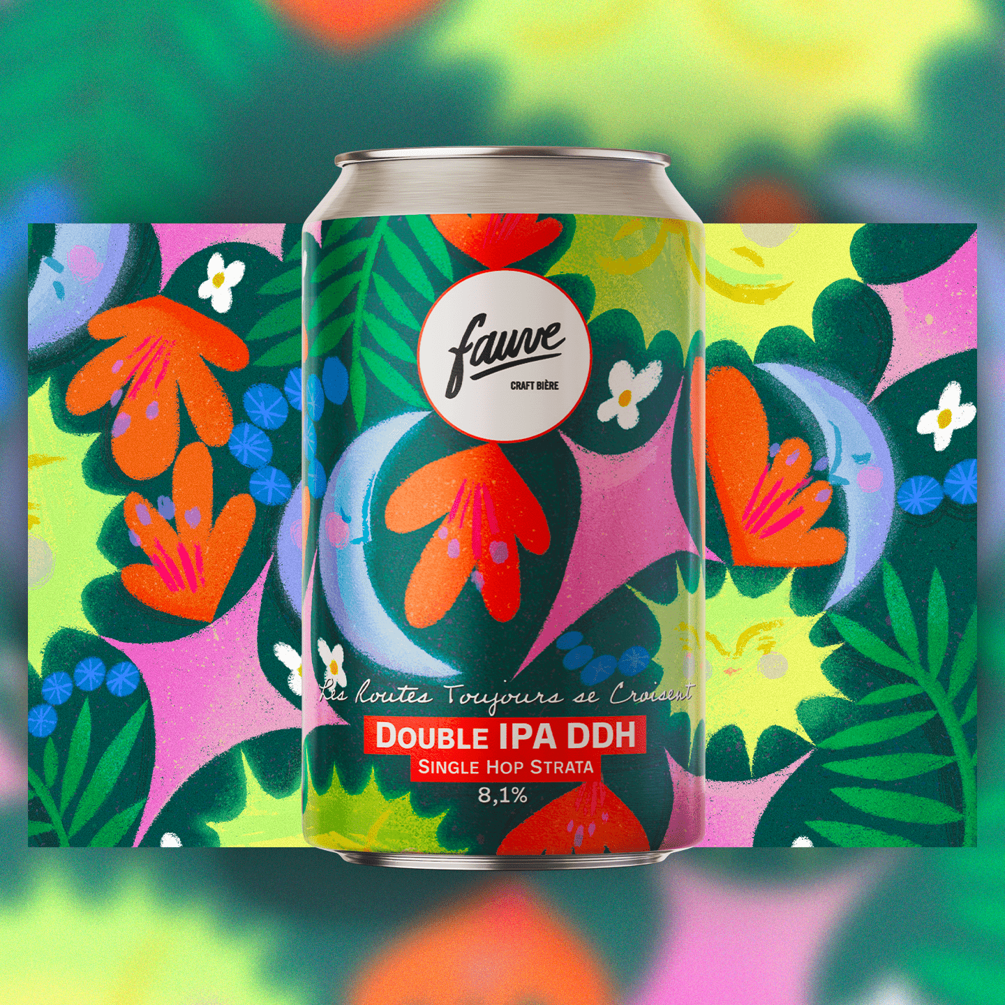 Fauve Les Routes DIPA øl boks 33 cl Strata humle