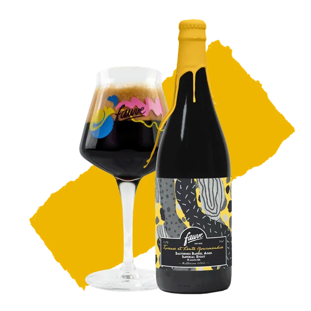 Fauve Ivresse et Lente Gourmandise imperial stout 37,5 cl fatpreget