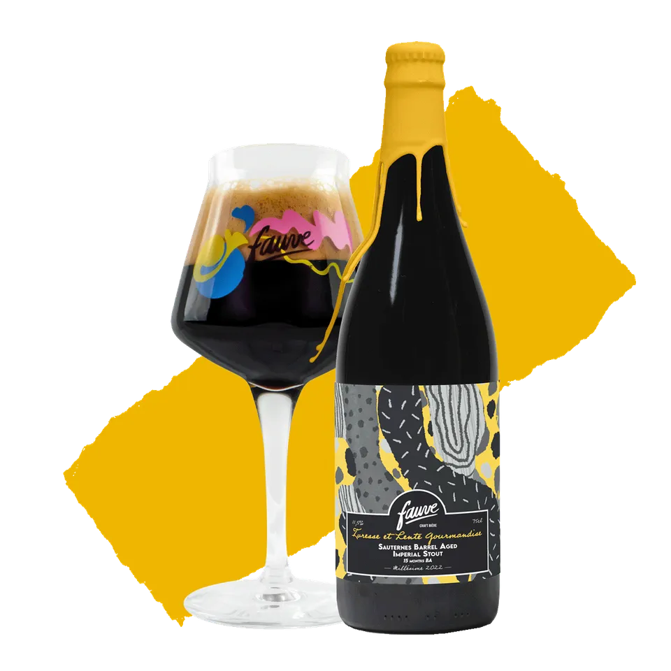 Fauve Ivresse et Lente Gourmandise imperial stout 37,5 cl fatpreget