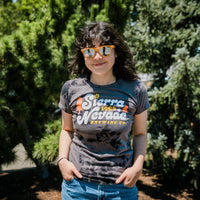 Sierra Nevada Retro Acid Washed t-skjorte dame svart