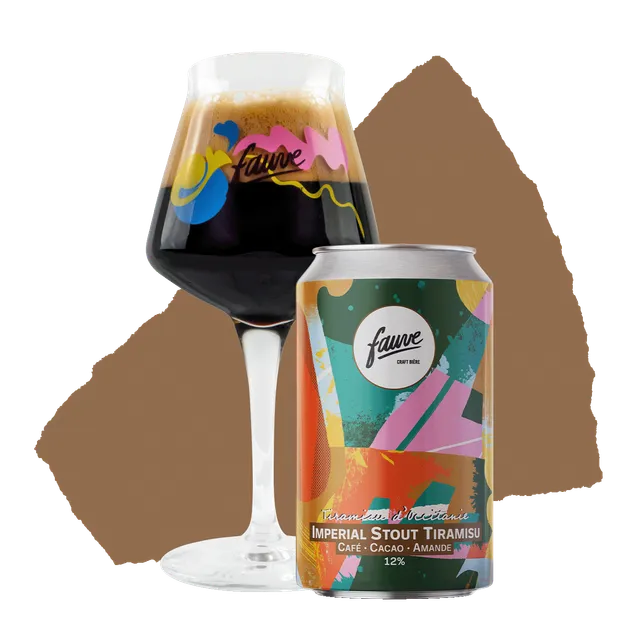 Fauve Tiramisu d'Occitanie stout øl 33cl kaffe