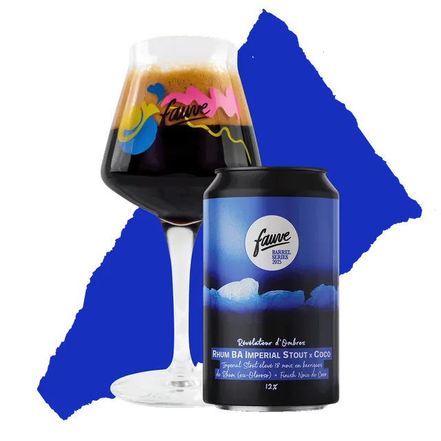 Fauve Révélateur d'Ombres imperial stout øl boks 33 cl kokos
