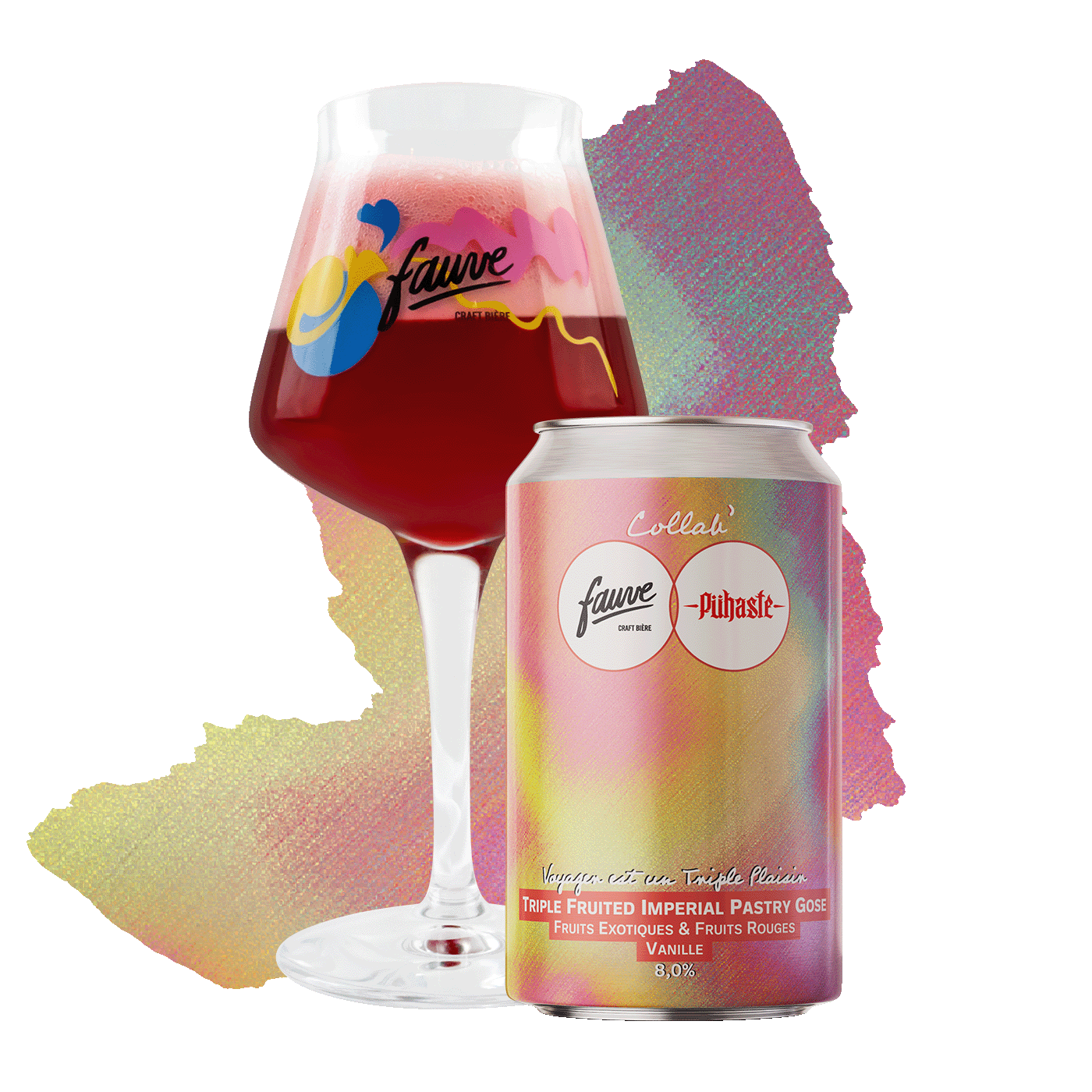 Fauve Voyager Triple Plaisir Gose øl 33 cL 8 prosent frukt