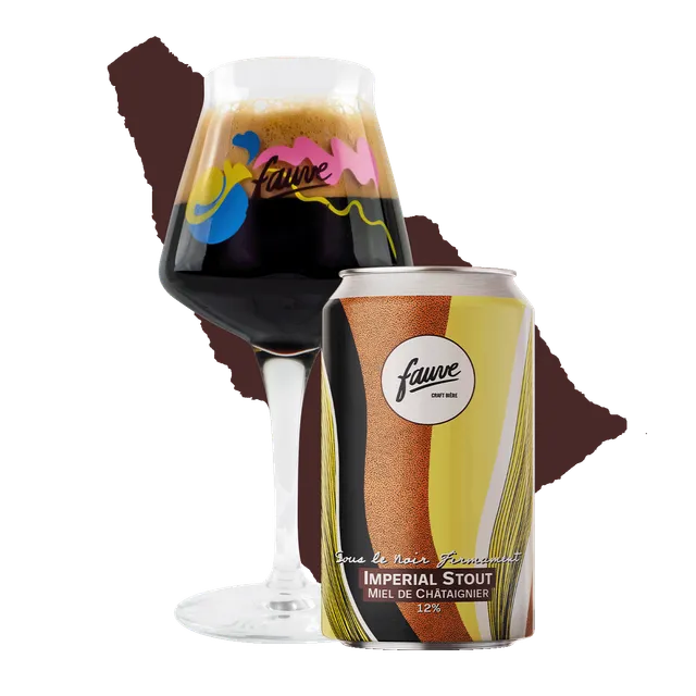 Fauve Sous le Noir Firmament Stout øl 33cL honning