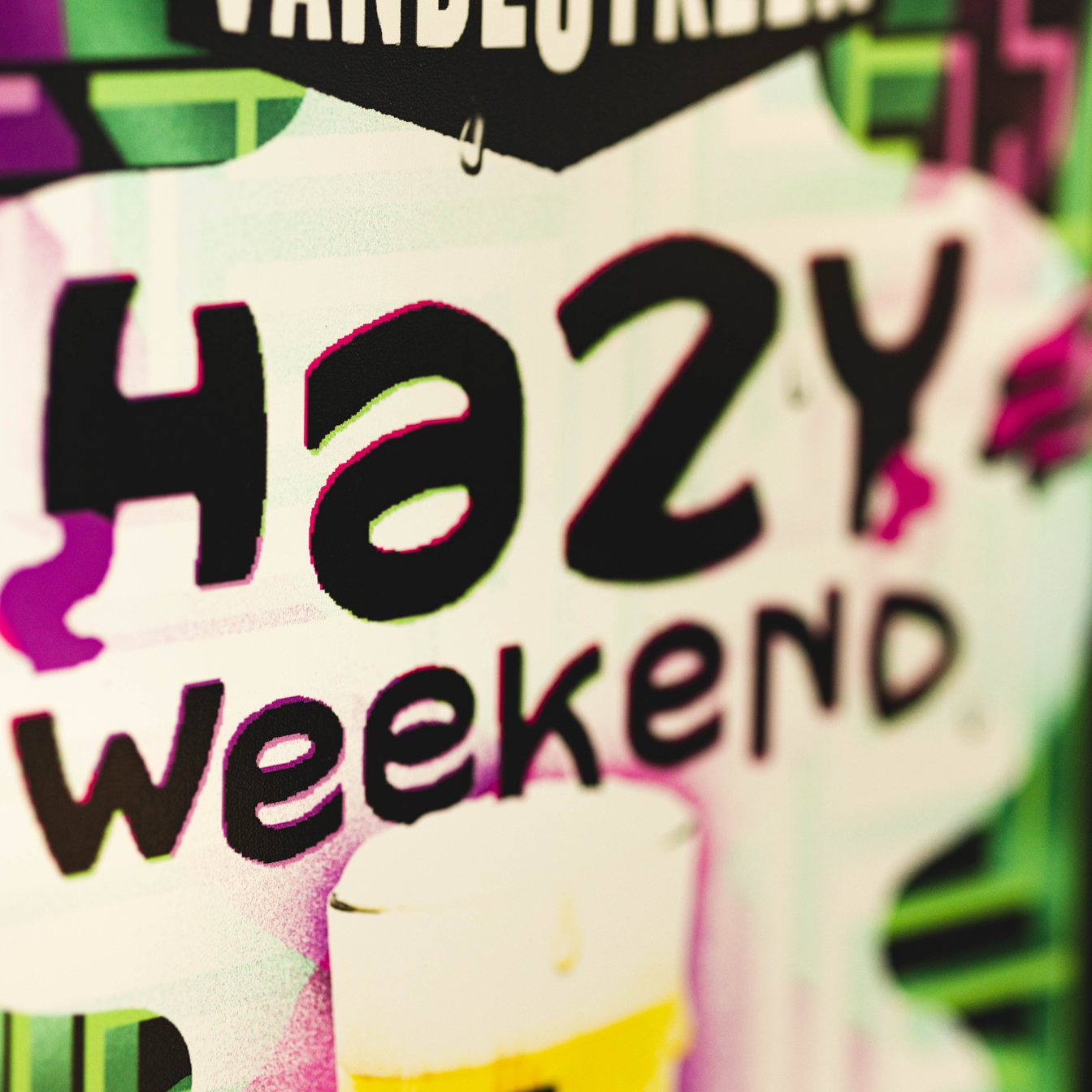 Vanderstreek Hazy Weekend skilt metall 40x30
