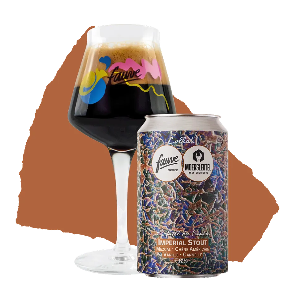 Fauve L'Outil du Peintre imperial stout 33 cl vanilje