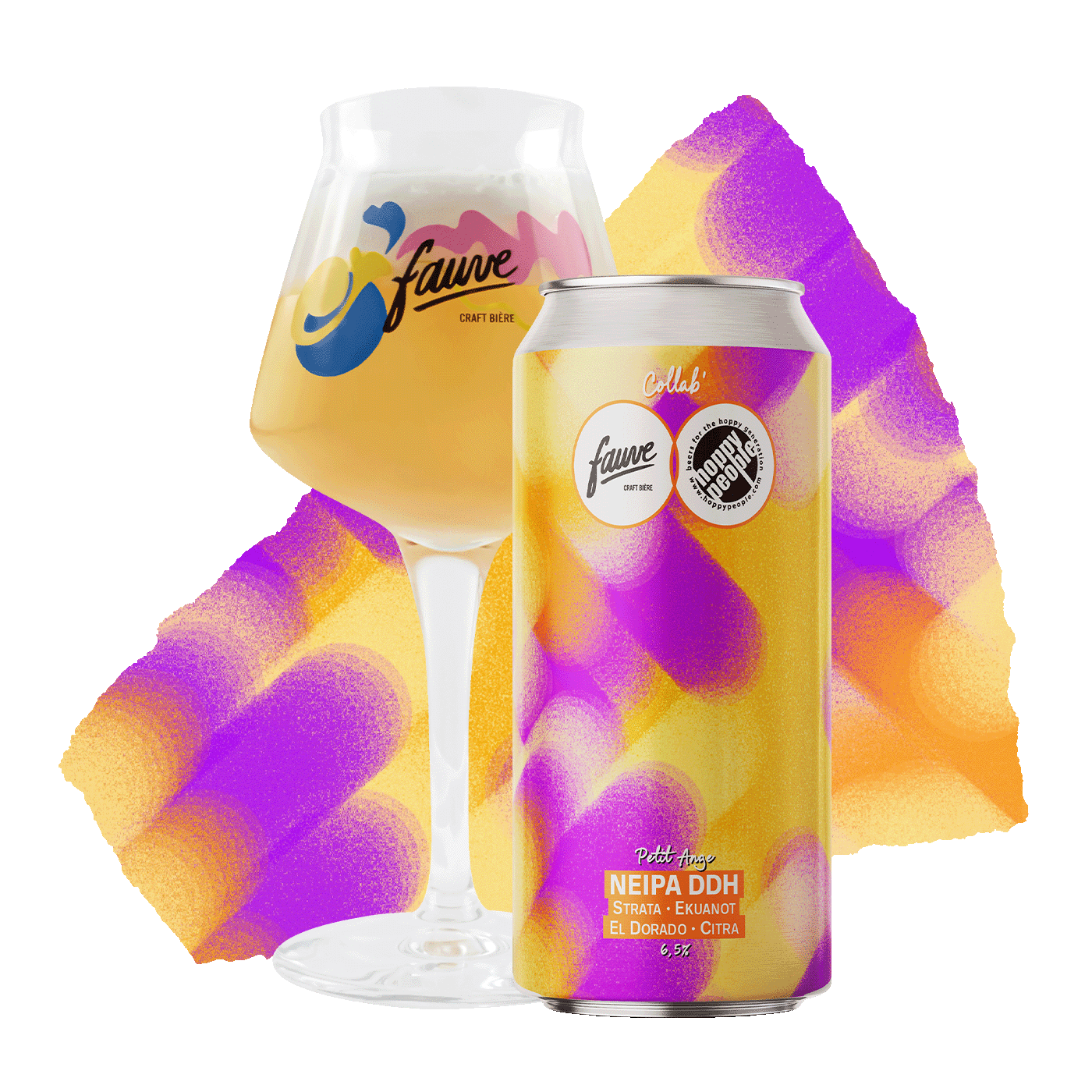 Fauve Petit Ange NEIPA øl 44cL boks Strata Citra