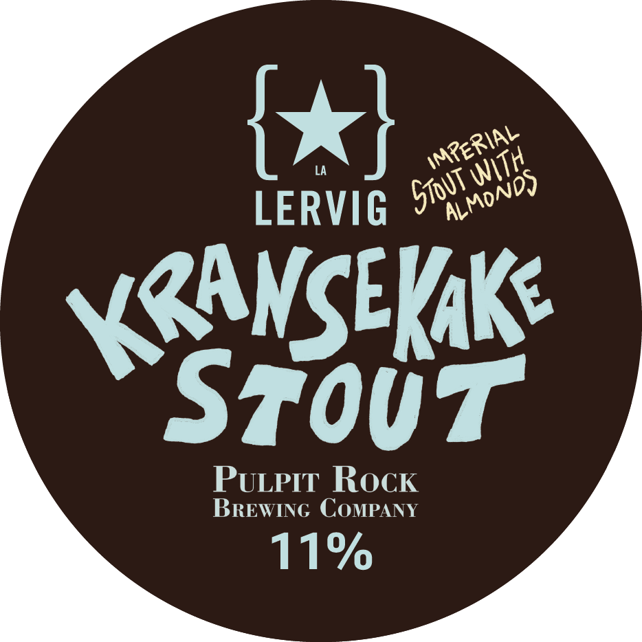 Lervig Kransekake Stout øl 330 ml mandel