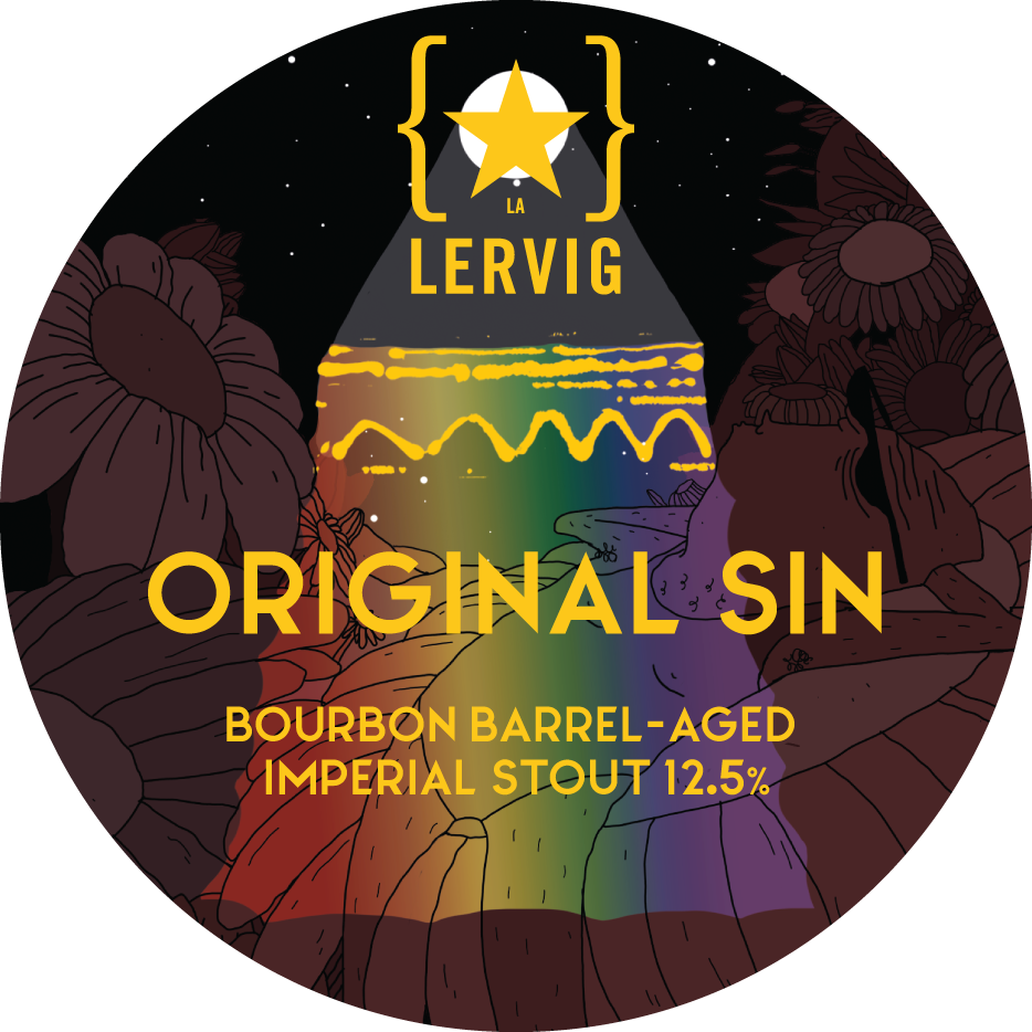 Lervig Original Sin Bourbon Barrel stout 1 boks kakao