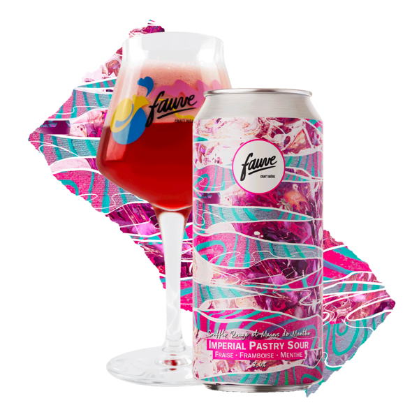 Fauve Souffle Rouge Imperial Pastry Sour boks 44cl 8%