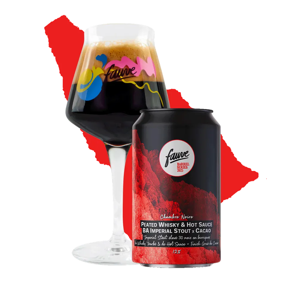Fauve Chambre Noire stout 33cl whiskyfat