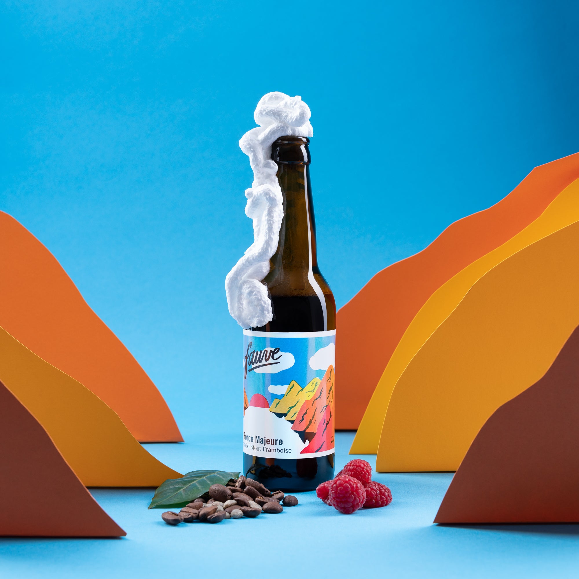 Fauve Force Majeure imperial stout øl 33cl bringebær