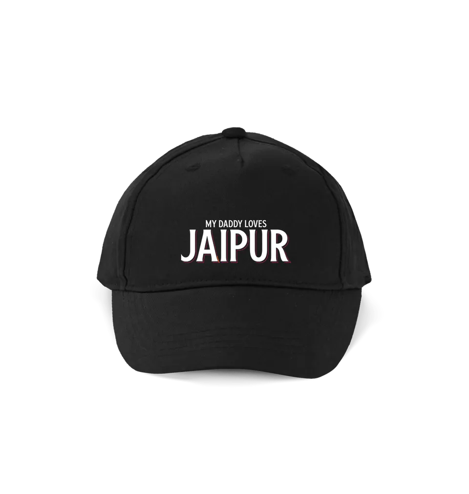 Thornbridge My Daddy Loves Jaipur barnecaps svart