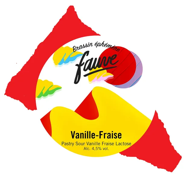 Fauve Vanille-Fraise Pastry Sour øl 4,5% jordbær vanilje