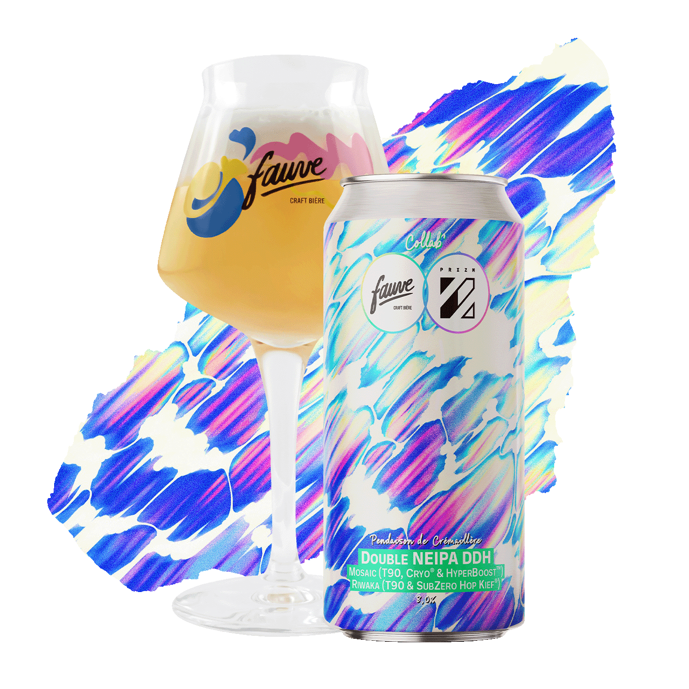 Fauve Pendaison de Crémaillère dobbel NEIPA øl 44cl 8%