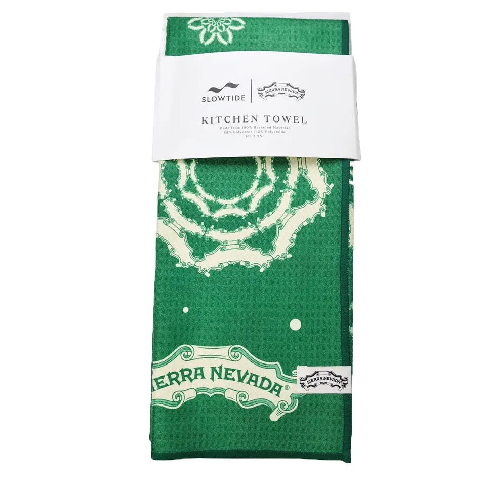 Sierra Nevada Slowtide kjøkkenhåndkle snømønster
