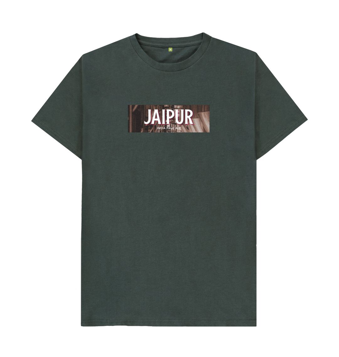 Thornbridge Jaipur boxed logo t-skjorte hvit M bomull