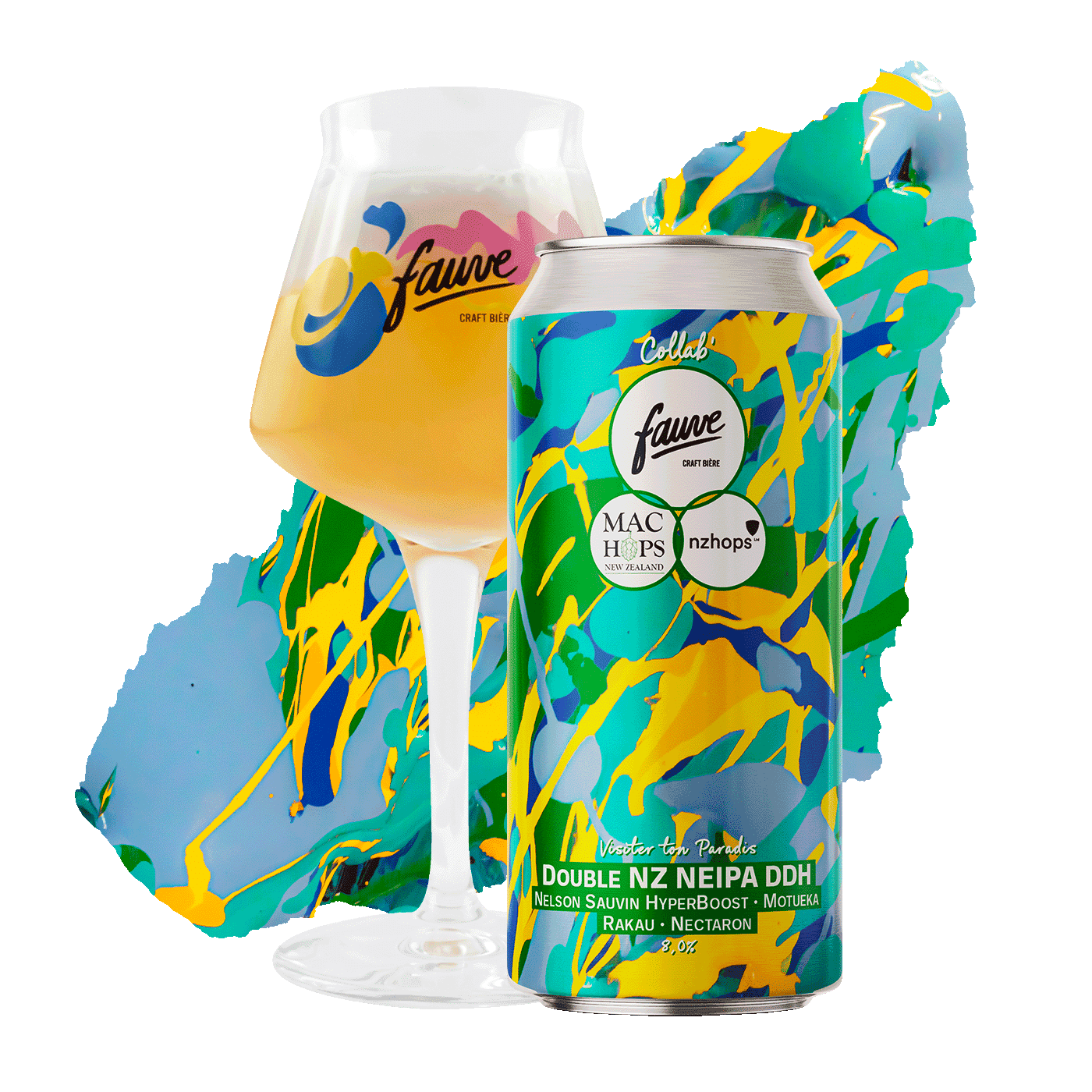 Fauve Visiter ton Paradis double NEIPA 44 cl 8 %