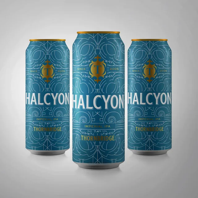 Thornbridge Halcyon Imperial IPA øl 12x440ml fruktig