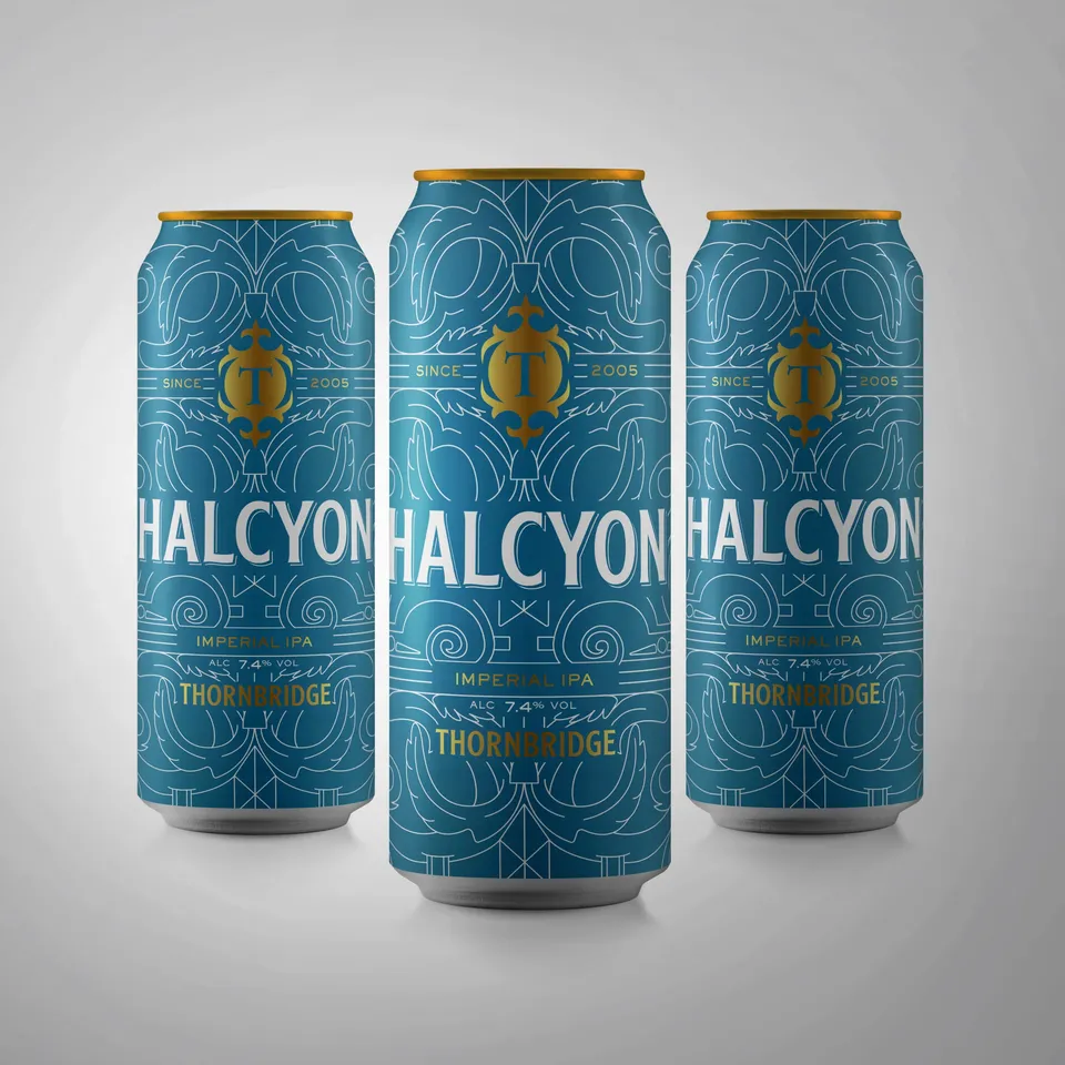 Thornbridge Halcyon Imperial IPA øl 12x440ml fruktig