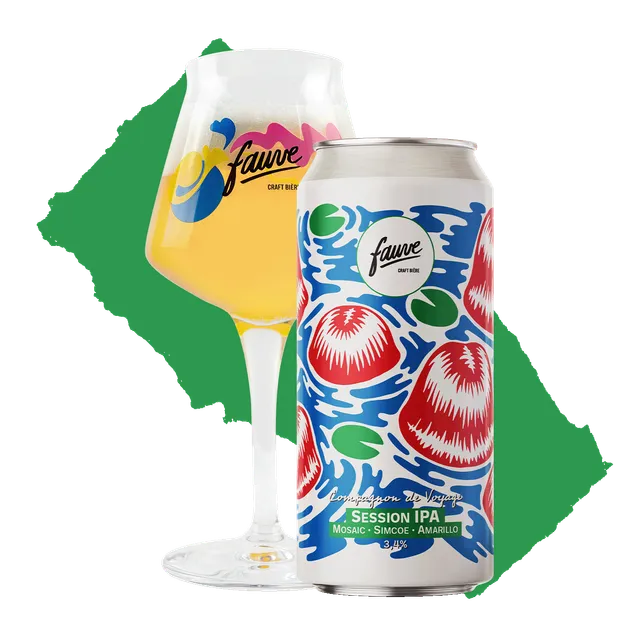 Fauve Compagnon de Voyage session IPA boks 44cL lett
