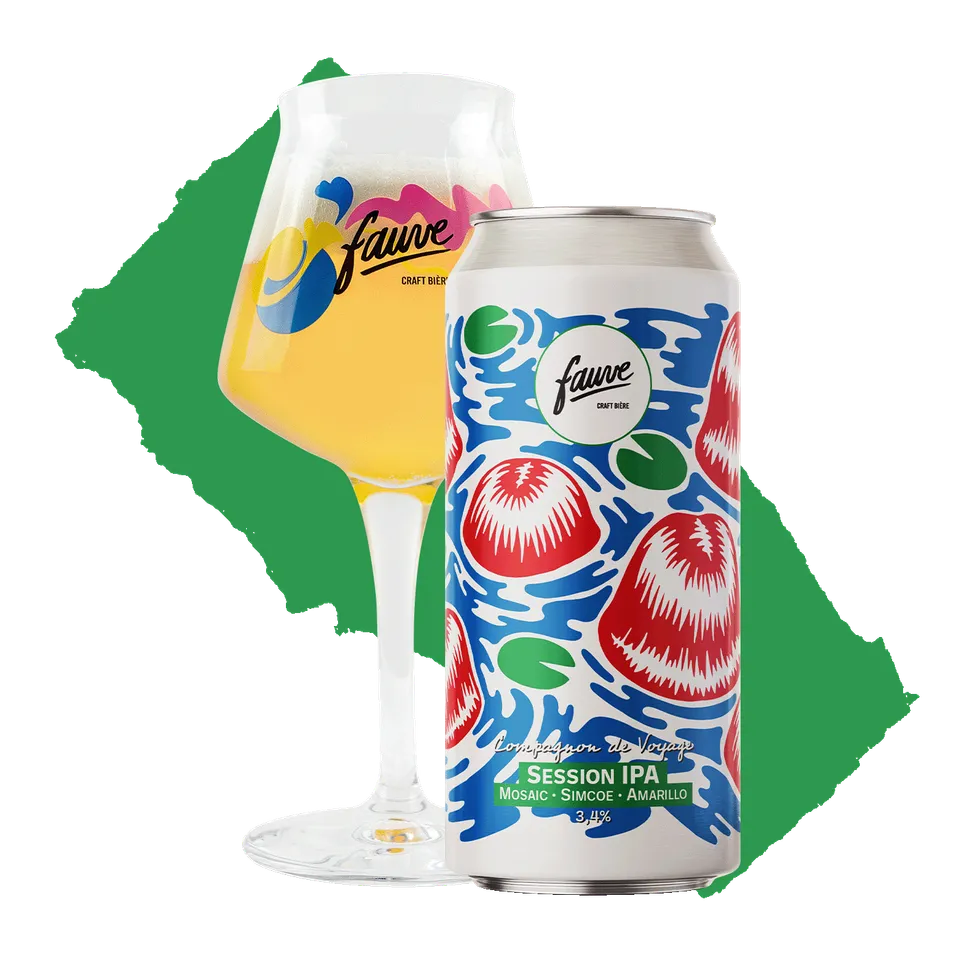 Fauve Compagnon de Voyage session IPA boks 44cL lett