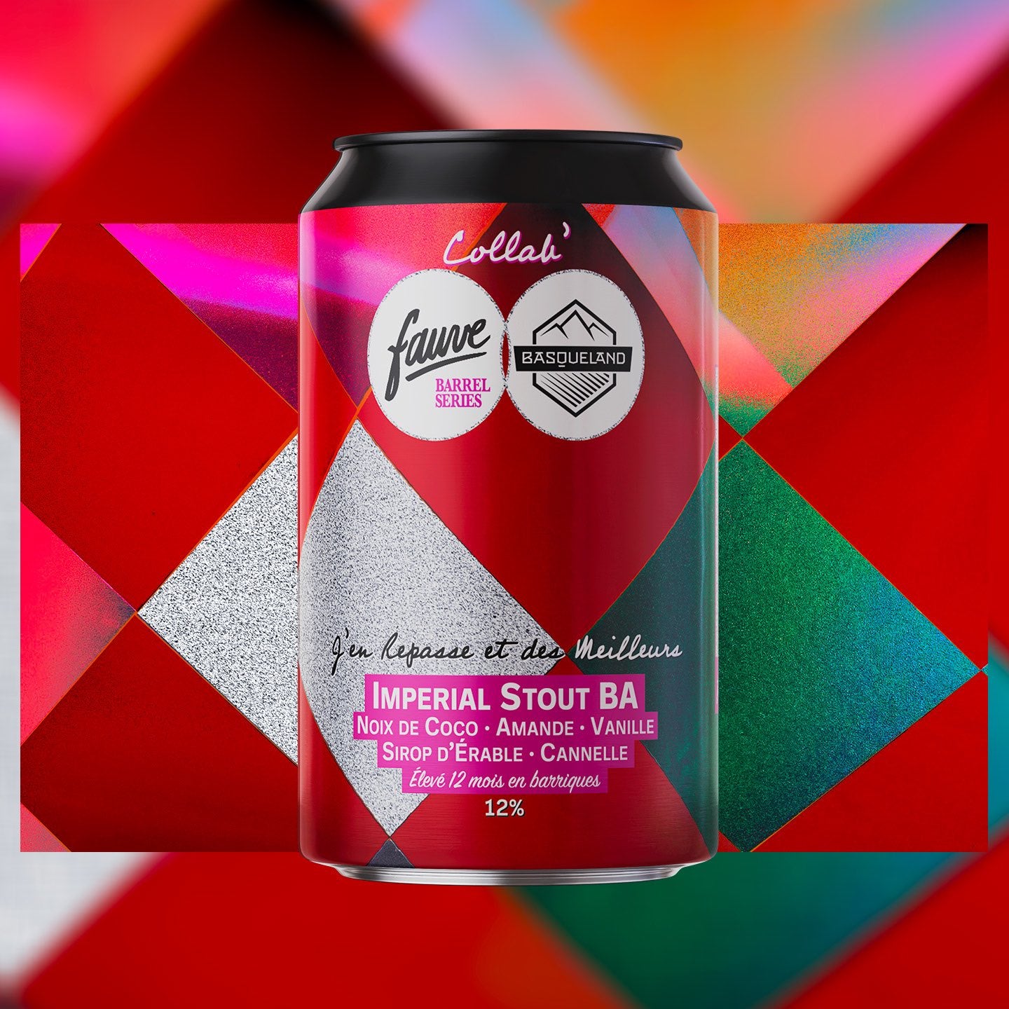 Fauve Repasse Meilleurs Stout øl 33cl 12% fat