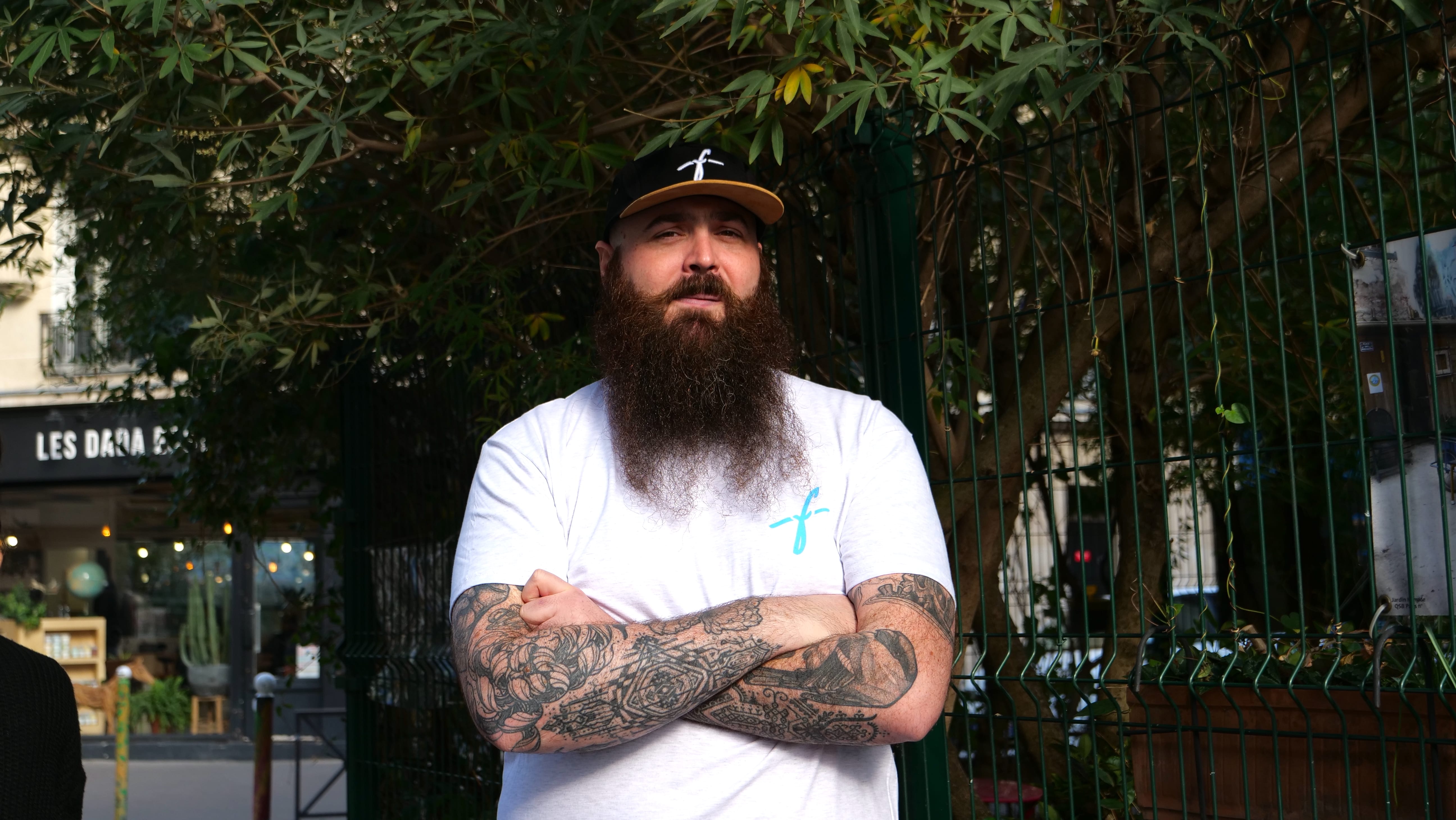 Fauve Signature T-skjorte grå bomull unisex
