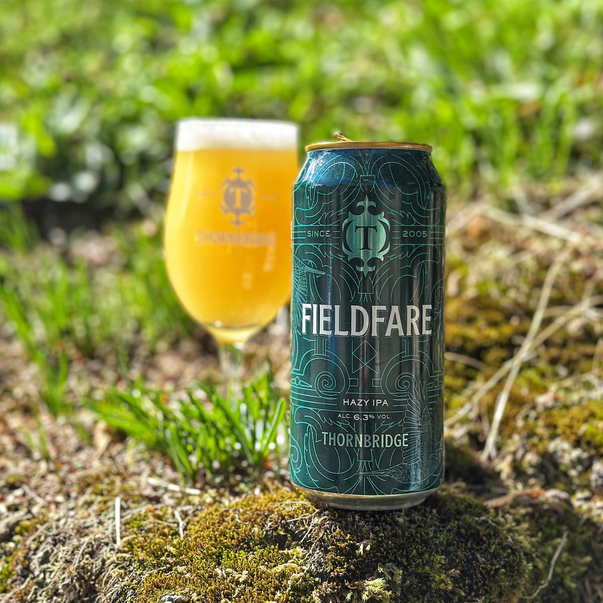 Thornbridge Fieldfare hazy IPA boks 6,3% pasjonsfrukt