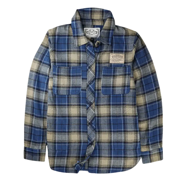 Sierra Nevada Classic Navy flanellskjorte dame rutete