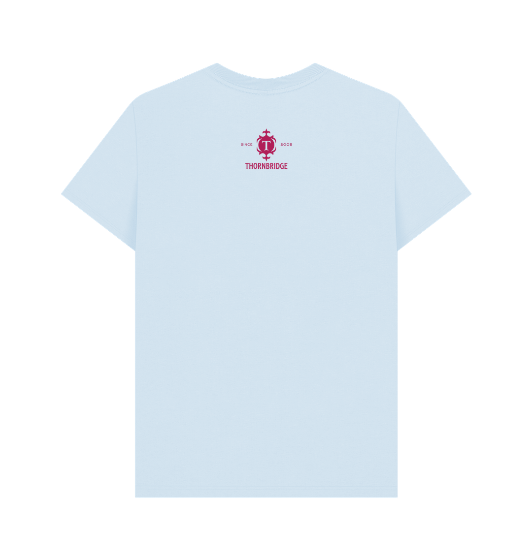Thornbridge Jaipur t-skjorte mørkeblå rosa logo