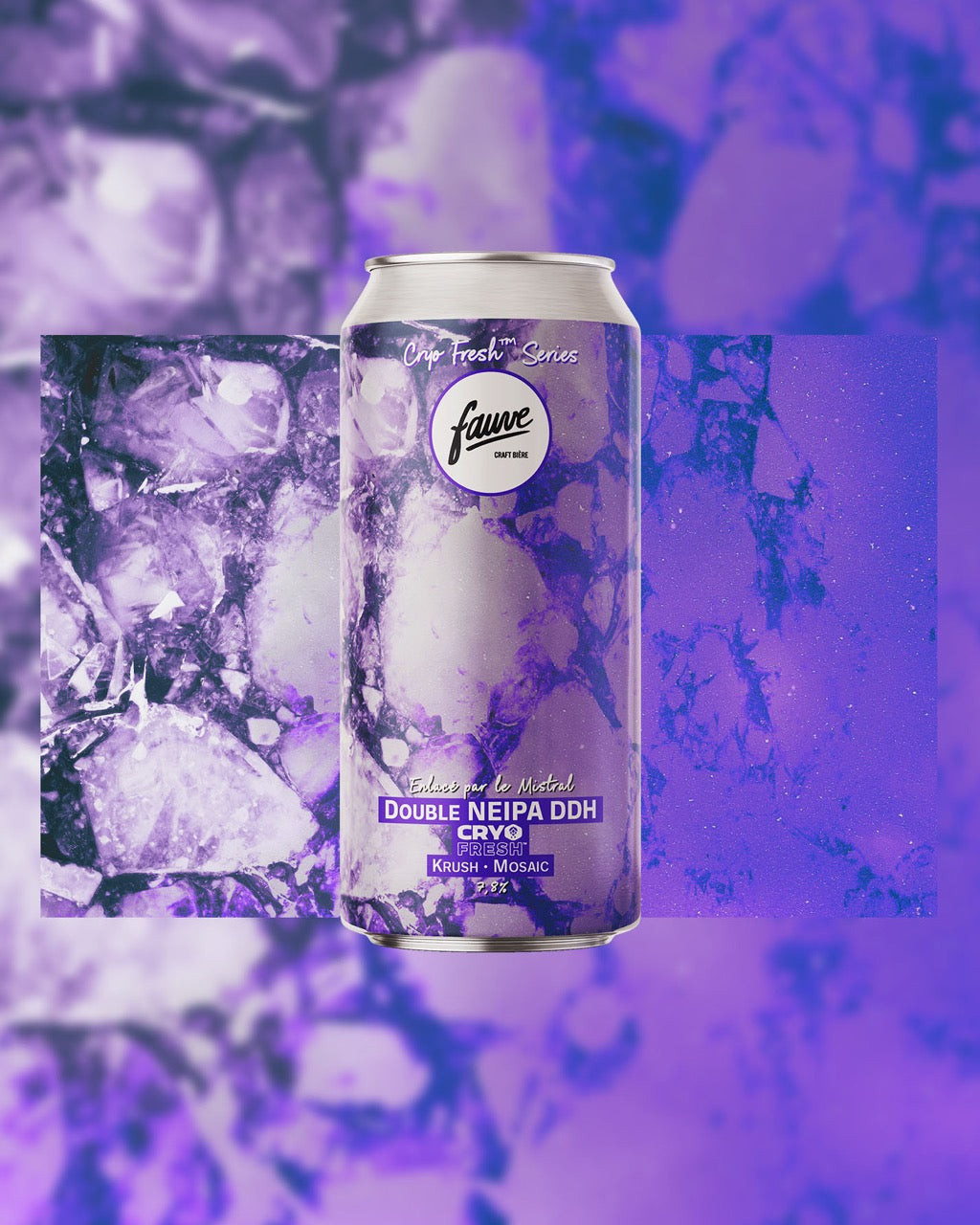 Fauve Enlacé par le Mistral dobbel NEIPA øl 44cl 7,8%