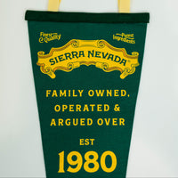 Sierra Nevada Oxford Pennant Banner vimpel ullfilt