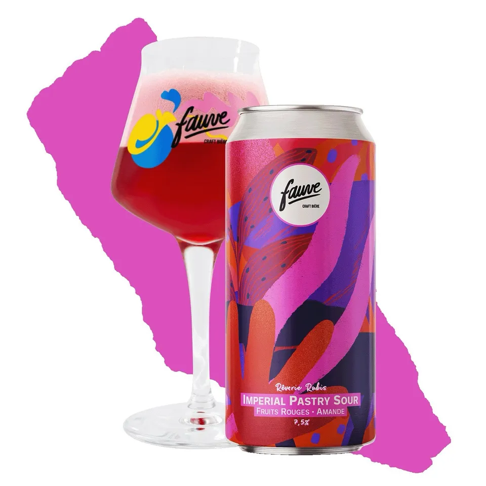 Fauve Rêverie Rubis pastry sour boks 44cL 7,5% bær