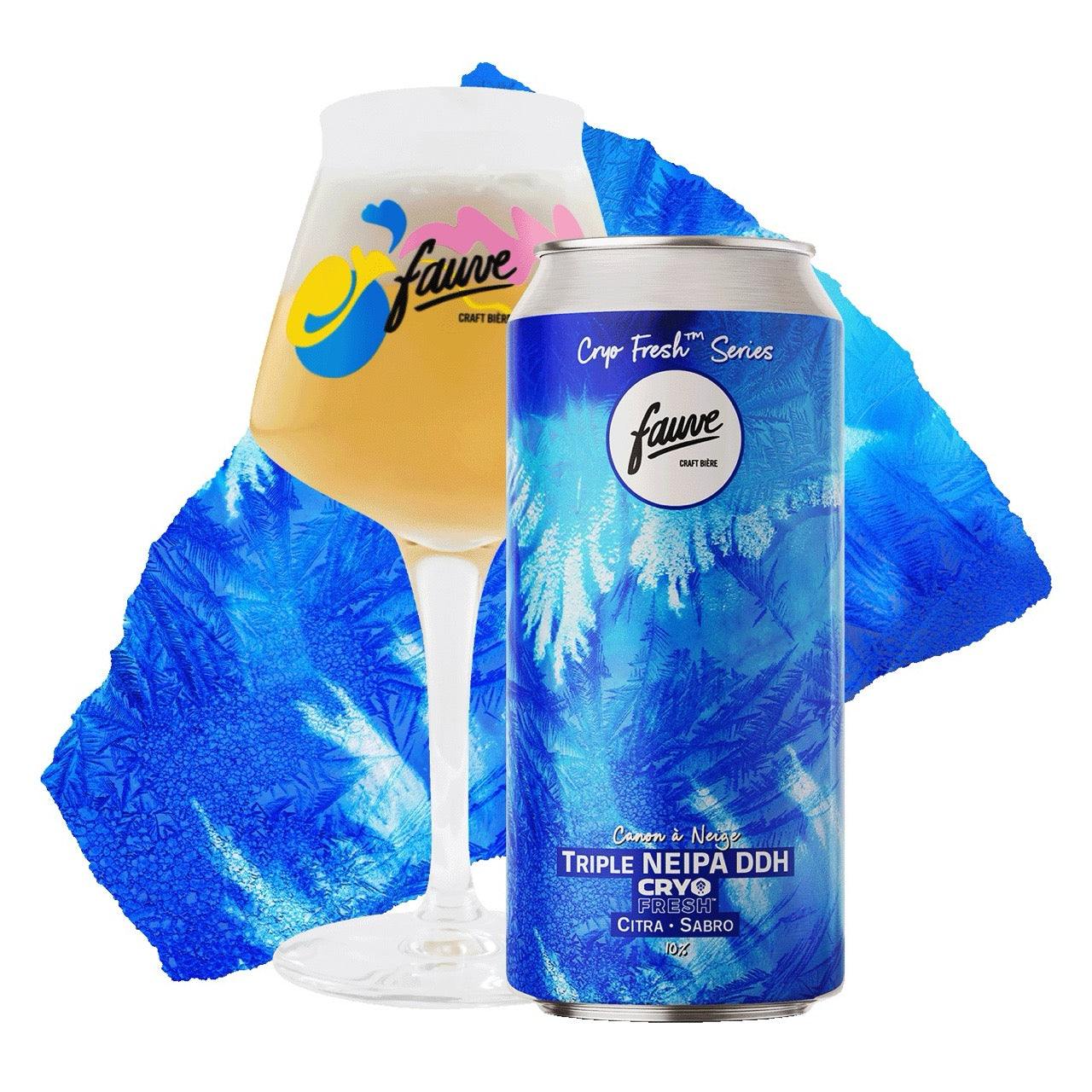 Fauve Canon à Neige triple NEIPA øl 44cL boks 10%