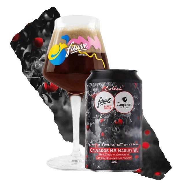 Fauve Chaque Pomme barley wine øl boks 33 cl calvados