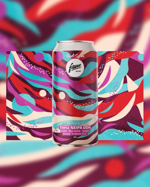 Fauve Métamorphose du Sucre triple NEIPA øl boks 44 cl mango