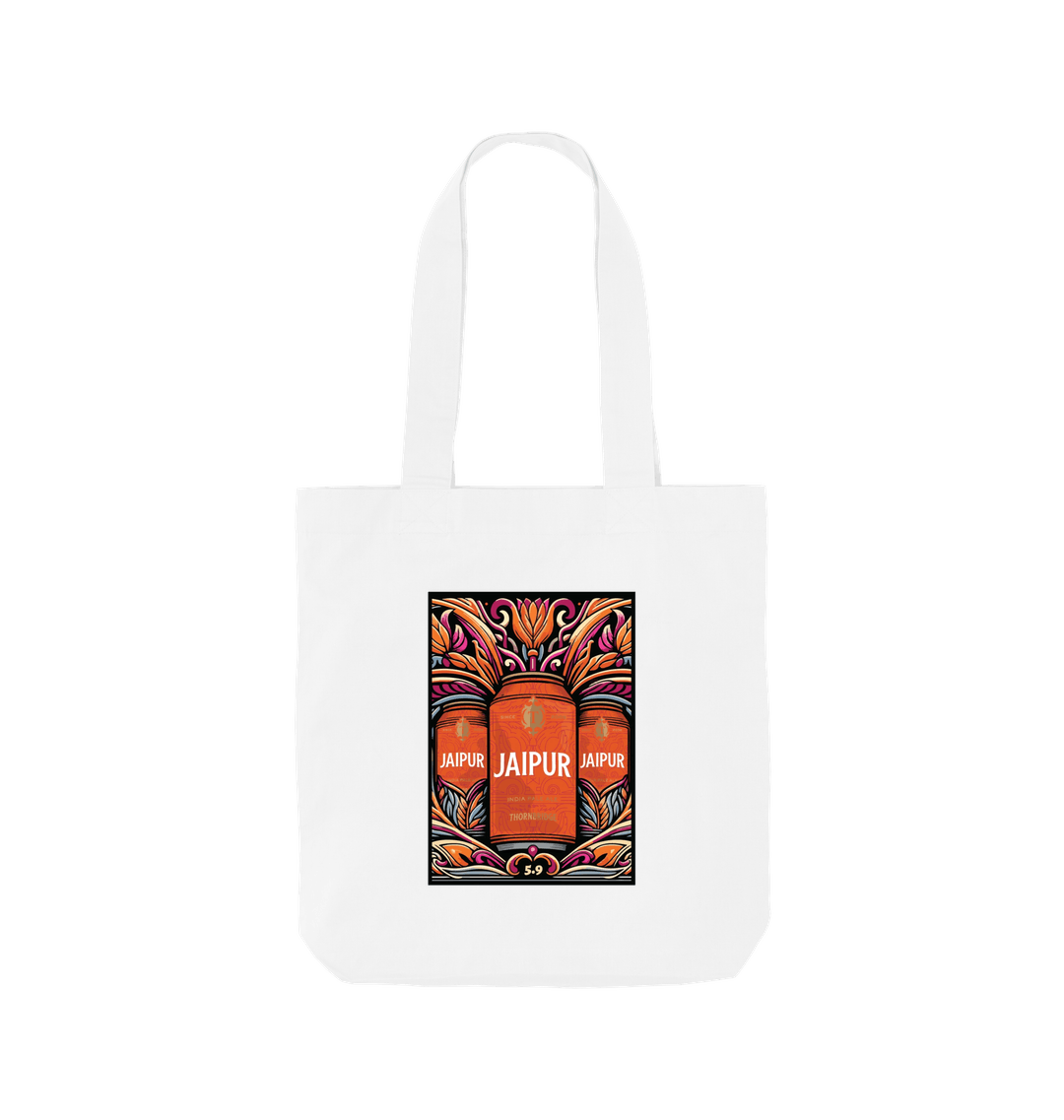 Thornbridge Jaipur handlenett svart bomull 37x42 cm
