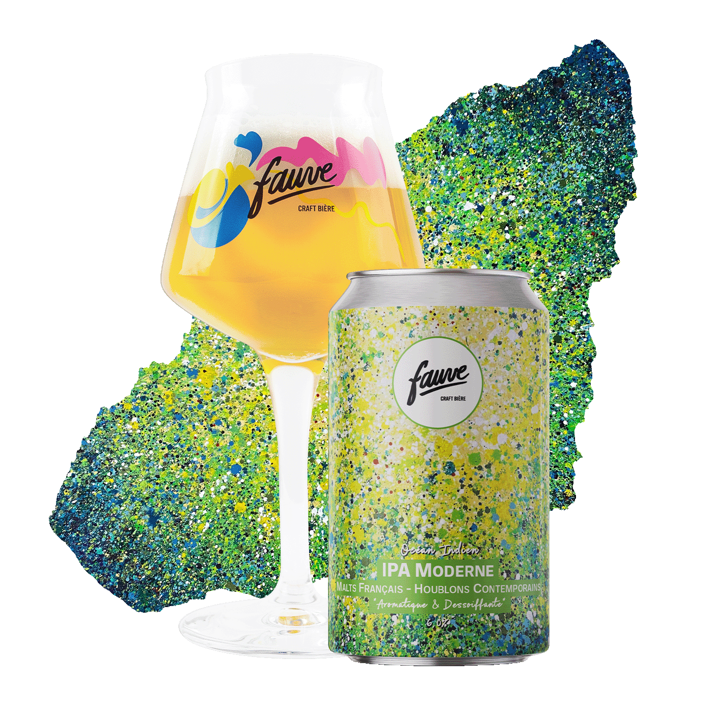 Fauve Océan Indien IPA øl boks 33 cl 6 prosent