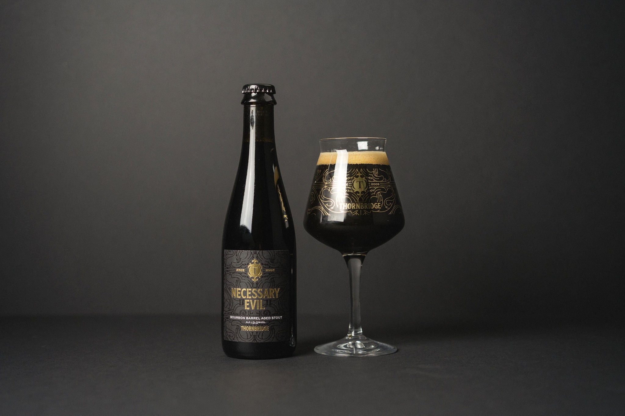 Thornbridge Necessary Evil stout fatpreget 375ml bourbon