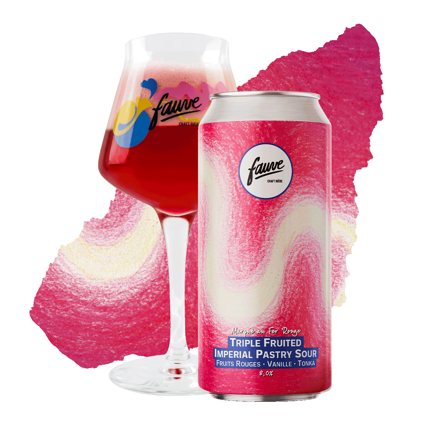Fauve Marqué au Fer Rouge sour øl boks 44cL bær 8%