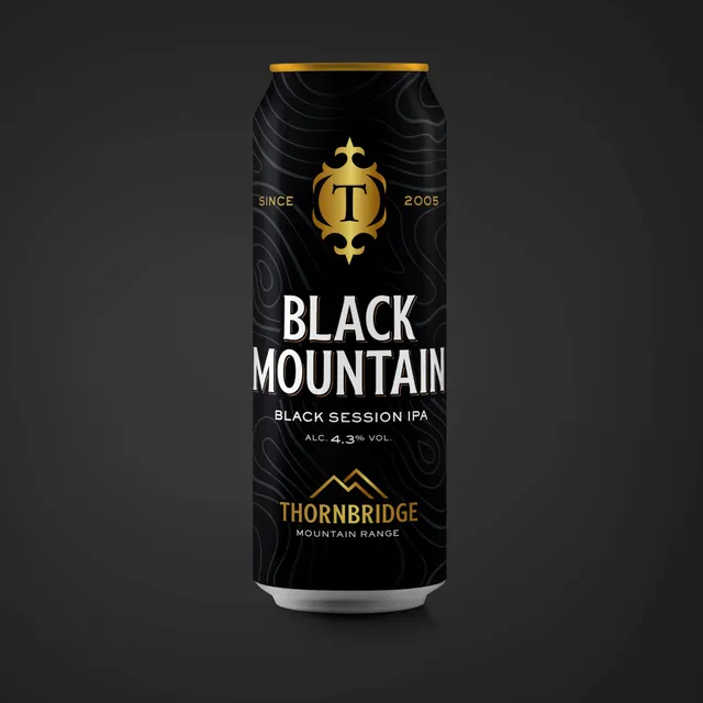 Thornbridge Black Mountain Black IPA 440 ml 4,3 %