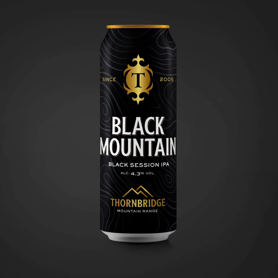 Thornbridge Black Mountain Black IPA 440 ml 4,3 %